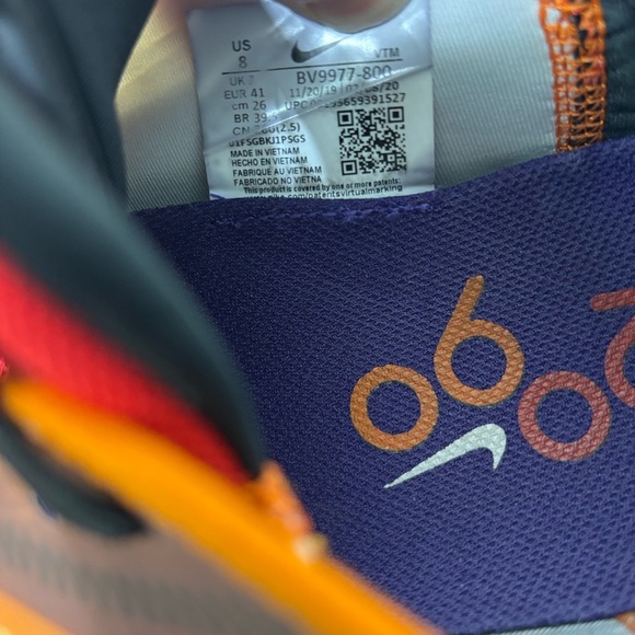 Nike Air Max 2090 Magma Orange Men's Athletic Shoes Sneakers Size 8 BV9977-800 - Picture 9 of 11